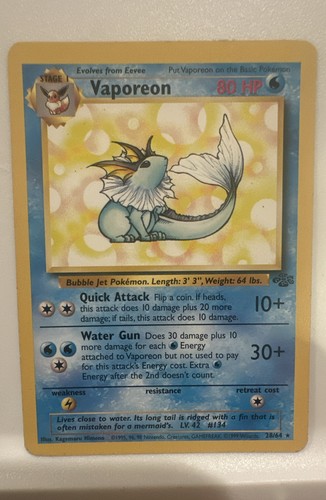 Vaporeon 28/64 Jungle Regular