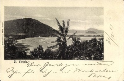 Ak São Vicente Brasilien, Strand - 4158238