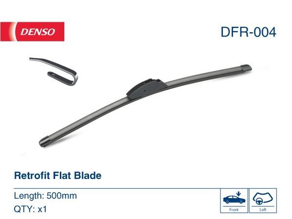 Denso DFR-004 Wischblatt Rechts Passend FüR Fiat Ford Honda Hyundai Lada-image