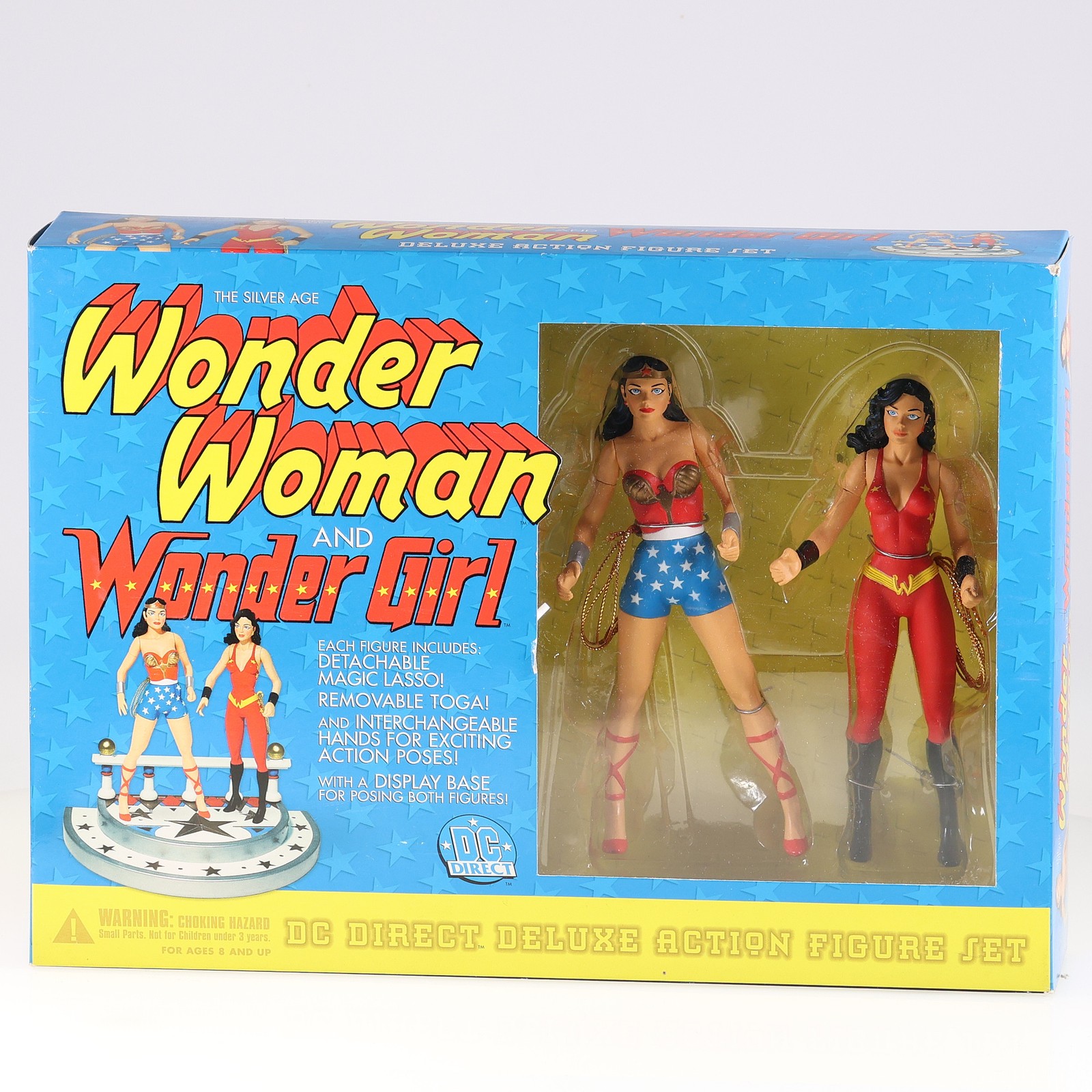 Statue DC Direct Wonder Woman et Wonder Girl en résine 1/6 pour fan de comics