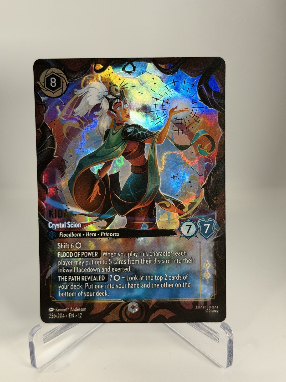 Kida - Crystal Scion (Enchanted) 236/204 Wilds Unknown Holo