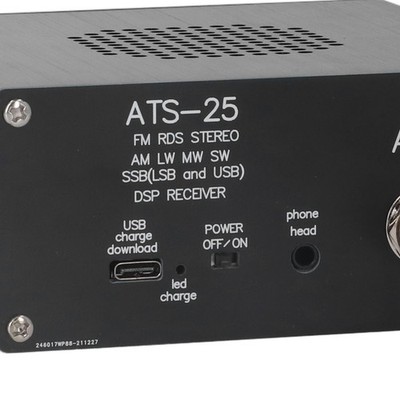 Vollband-Radioempfänger FM AM MW SW SSB HAM DSP-Radiorecorder Mit 2 4-Zoll-F D