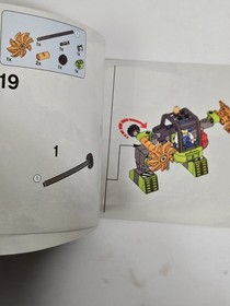 Lego Power Miners 8957 Mine Mech Instruction Manual Good Condition