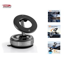Car Phone Holder Mount Magsafe  Strongest Suction  Magnetic Ultra Vacuum S...