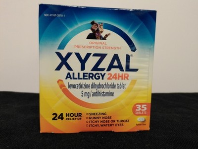 Allergy 24HR Relief 5mg 35 Tablets LOT 4