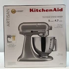 KitchenAid Artisan 5 Qt Tilt Head Stand Mixer Contour Silver KSM150PSCU