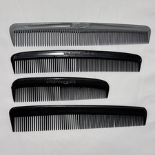 VINTAGE Comb Lot UNBREAKABLE, Goody  Misc Lot of 4 Men's Hair Combs