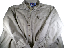 Mens Ralph Lauren Chaps XXL flanel lined Light Brown Jacket Fall Autumn Dress