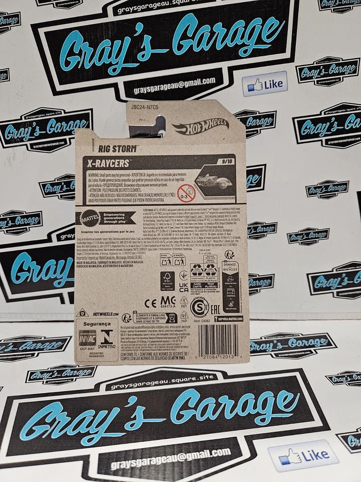 1/64 Hot Wheels Rig Storm X-Raycers Treasure Hunt 2025 Pink Hotwheels Foto 4 de 4