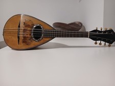 MANDOLINO RARO ROSARIO PORTO E FIGLI STRUMENTO MUSICALE ANTICO RESTAURATO