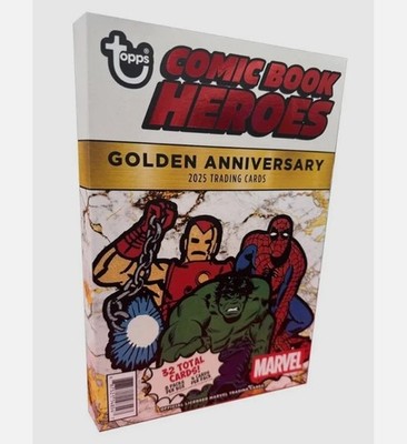 2025 Topps Marvel Comic Book Heroes 1975 Golden Anniversary Hobby Box Neu
