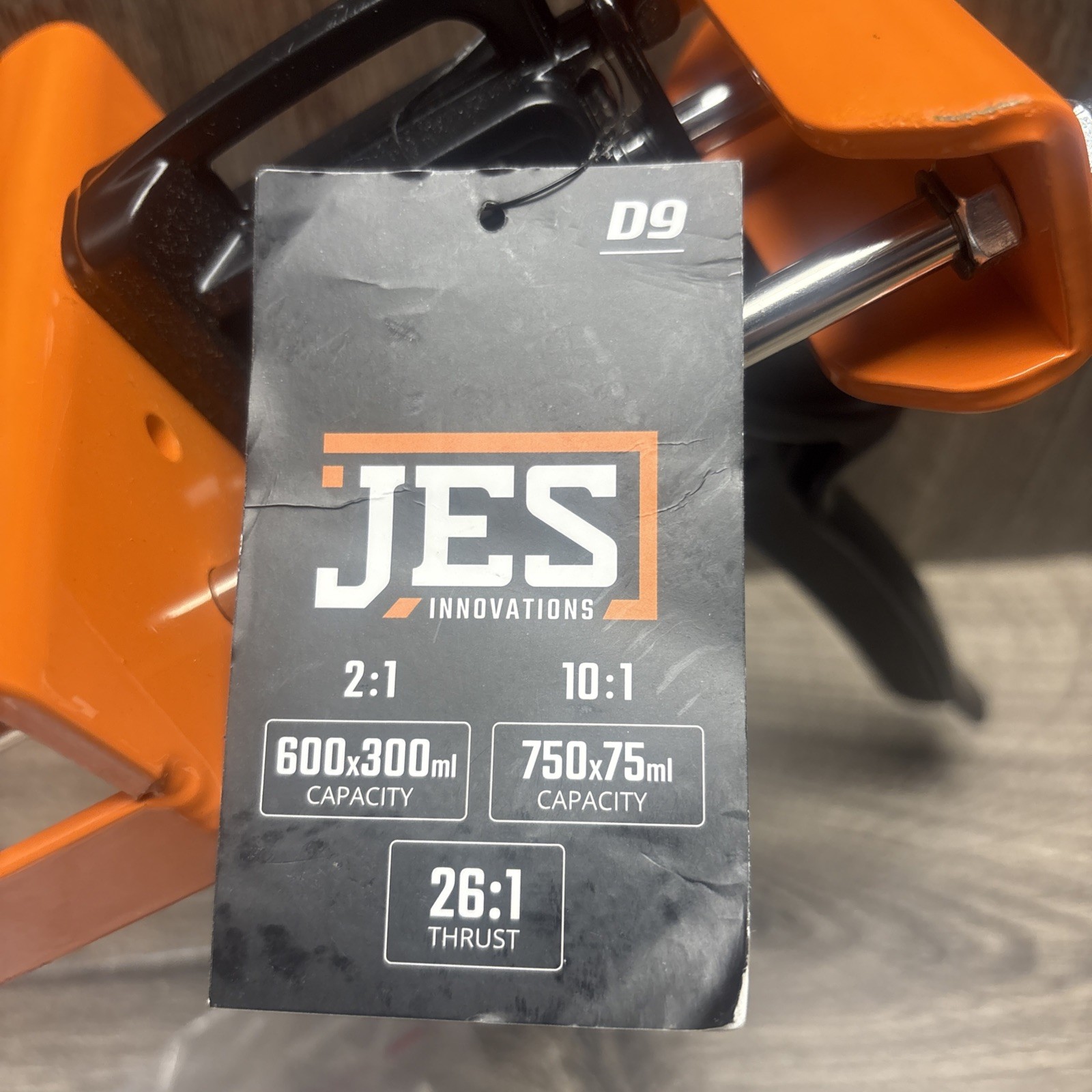 JES 900 ml (2:1) 26:1 High Thrust Dual Component Cartridge Gun