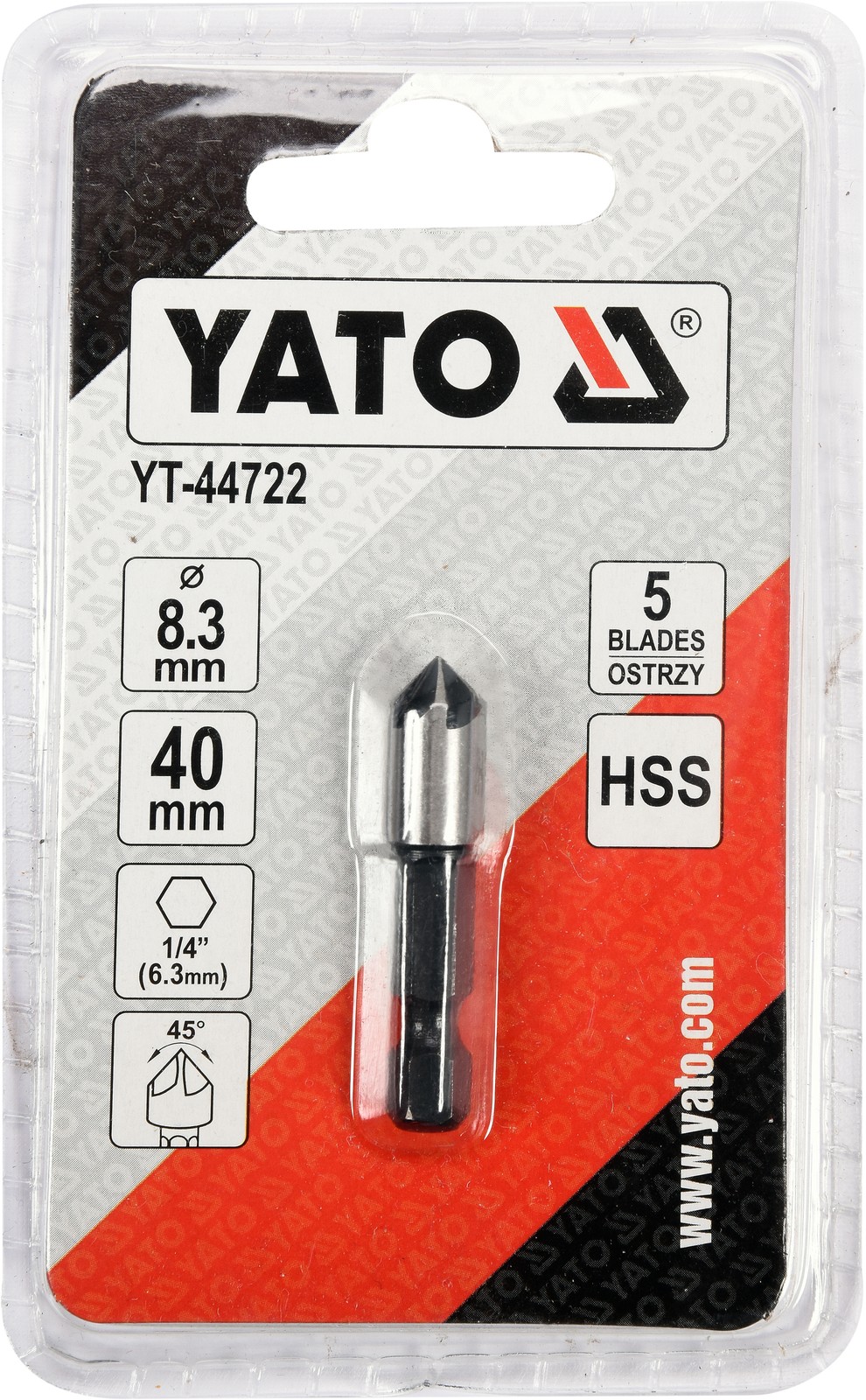 Fits YATO NARZ�DZIA YT-44722 METAL COUNTERSINK 8.3MM HEX