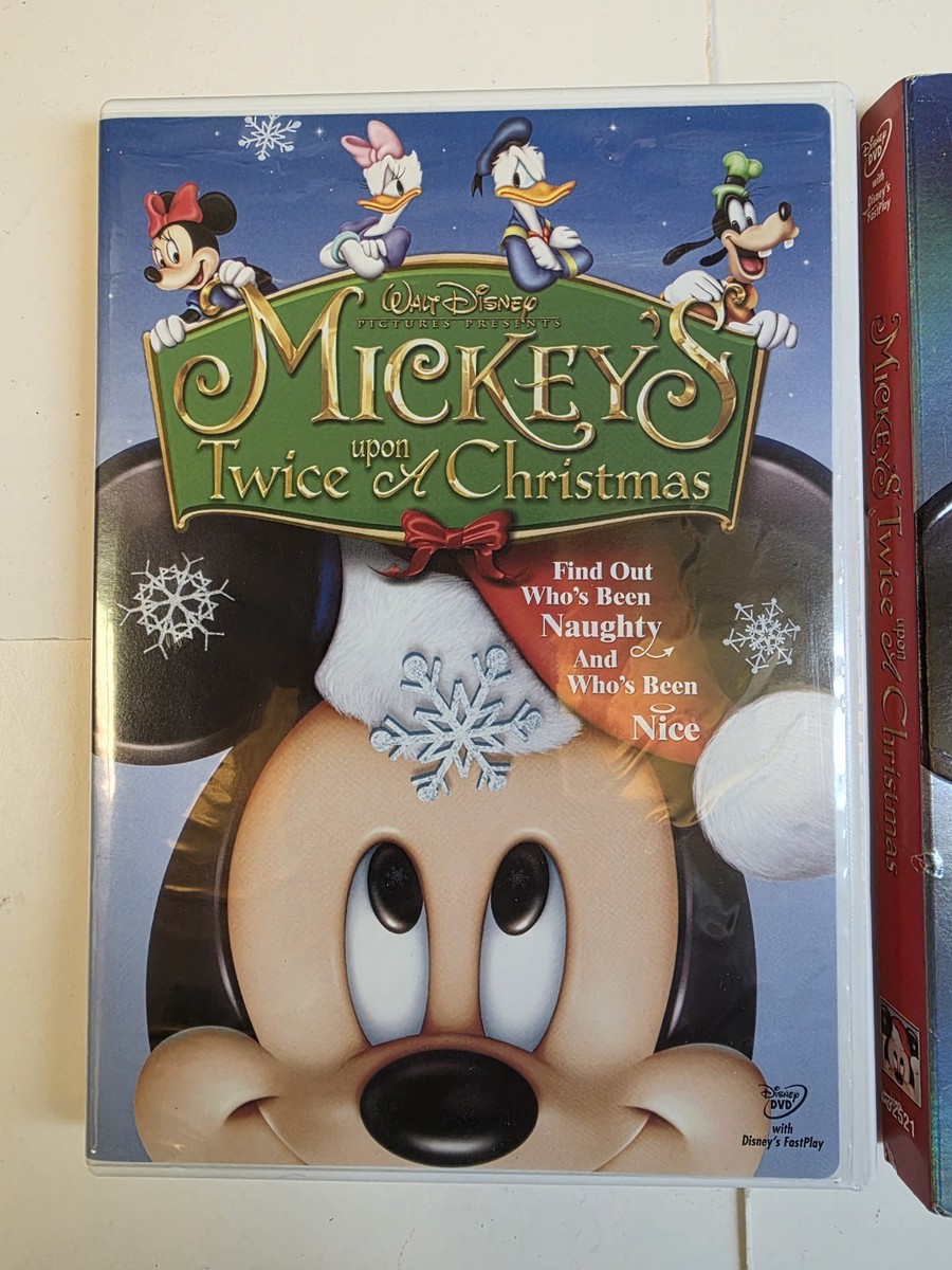 WALT DISNEY - Mickey's Twice Upon A Christmas (DVD, 2004, W