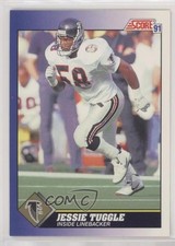 1991 Score Jessie Tuggle #58 1k3