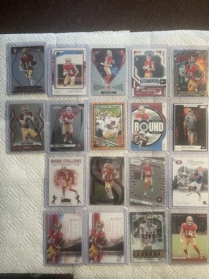18 Ricky Pearsall Rookie Card Lot 49ers WR W/ Inserts, Parallels, & More