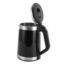 Double Wall Stainless Steel Electric Kettle 900W Automatic Power Off 2L US Pl...