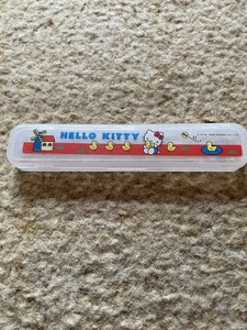 vintage Sanrio Hello Kitty plastic case