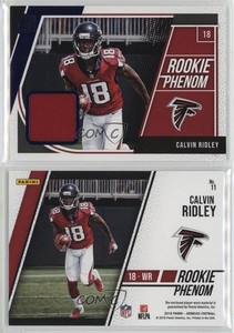 2018 Panini Donruss Rookie Phenom Jerseys Blue Calvin Ridley #11 RC