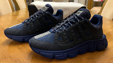 Versace Trigreca Sneaker Navy Blue Mens Size IT 43/US 10