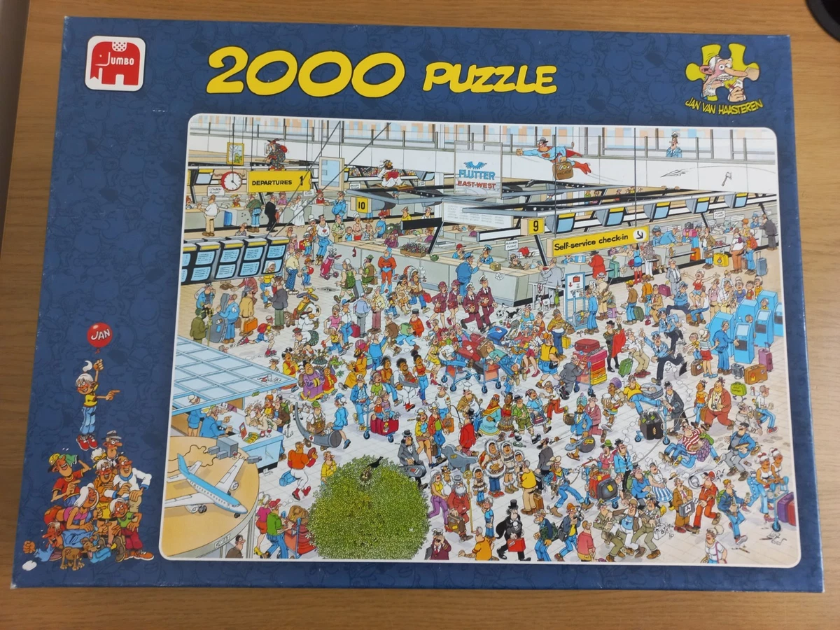 Jumbo 2000 piece puzzle, 'On a Terasse', Factory Sealed