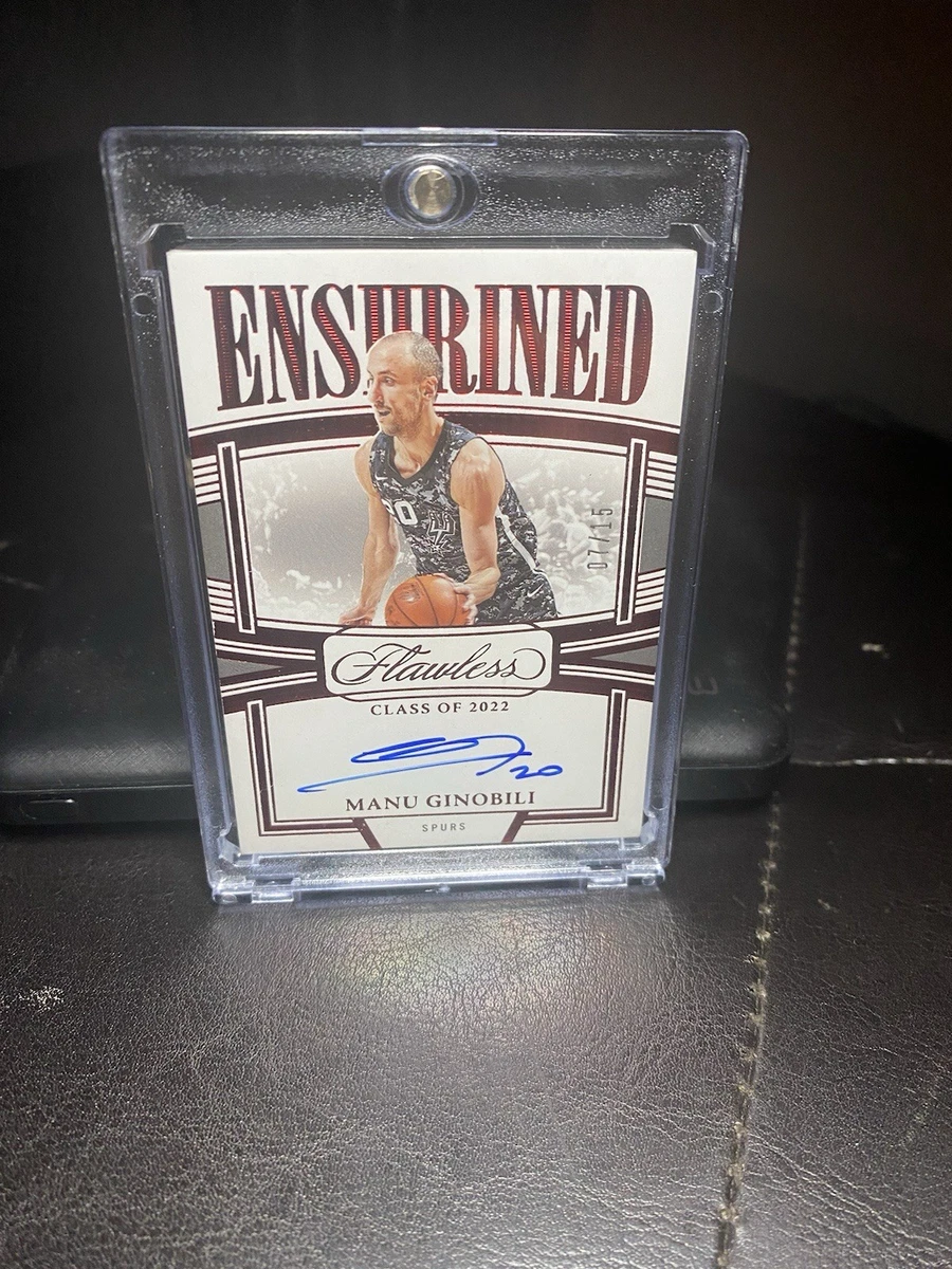 Manu Ginobili Basketball Autographed Sports Trading Cards