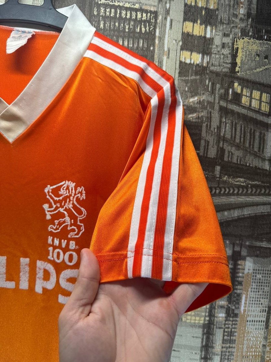 Vintage 1988-1990 Adidas Netherlands Centenary Home Shirt Football