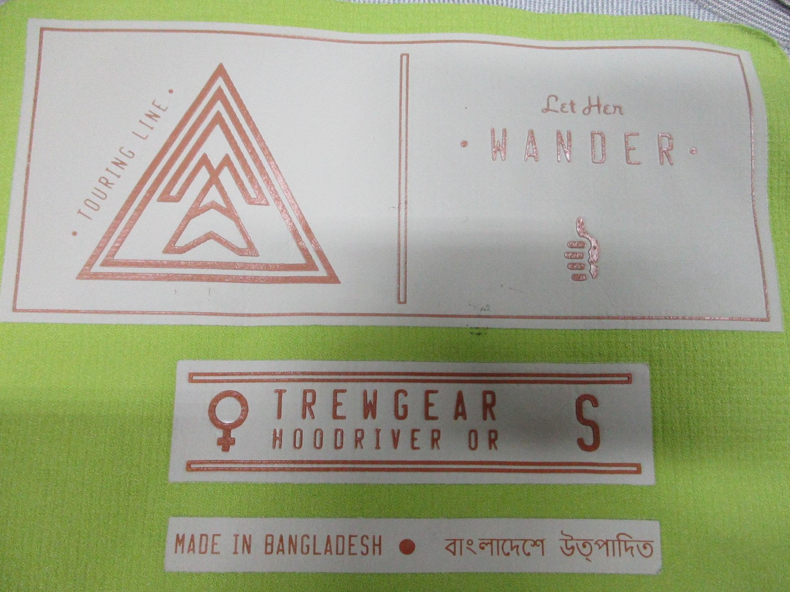 Trew Gear Jacket Womens Small Green Blue Touring Line Waterproof Hooded Ski