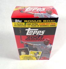 2007 Topps Baseball Series 1 Bonus Blaster Box Sealed (10 Packs + 1 Hot Pack)