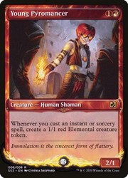 Young Pyromancer #8/8 Signature Spellbook: Chandra MTG Rare