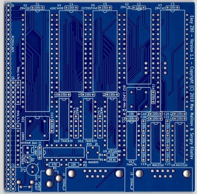Easy Z80 SBC V1.1 mit RC2014 Bus