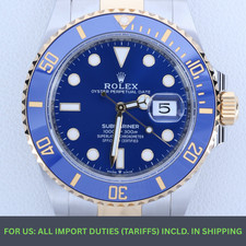 Rolex Rolex Submariner Date 126613LB 41mm Yellow Rolesor Blue Dial B&P Full Set