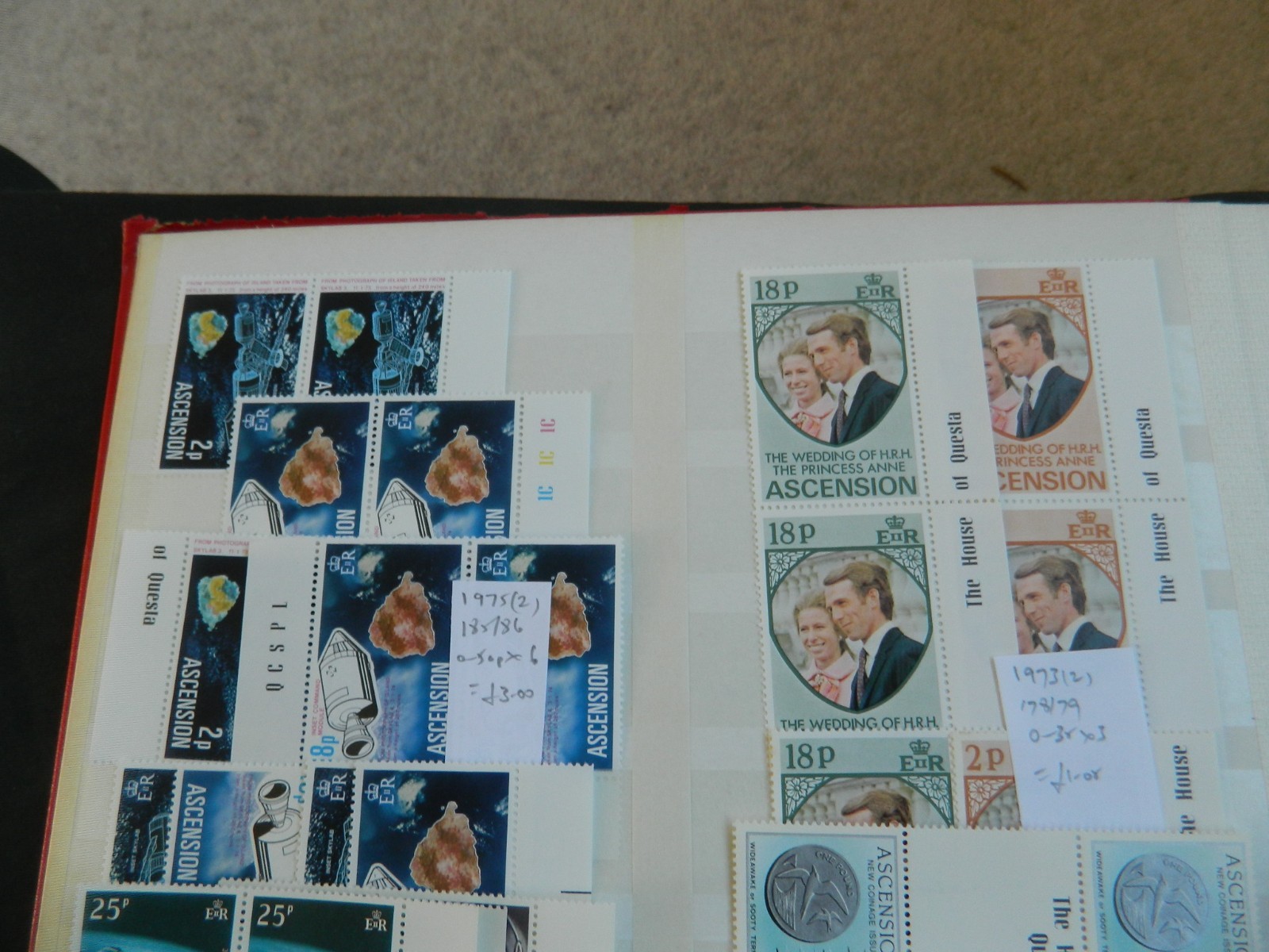 BR. COMMONWEALTH SOUTH ATLANTIC ISLANDS GEORGE V-QEII STAMPS COLLECTION