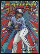 2025 Topps Chrome Update #PP-26 Matt Shaw Power Players