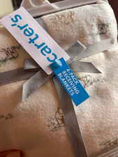 Carter's 4-Pack Receiving Blankets Beige/Gray Elephant Print Unisex