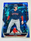 2023 BOWMAN CHROME ROMAN ANTHONY 1ST SAPPHIRE EDITION ROOKIE RED SOX 🔥