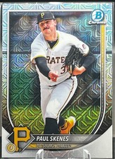 2025 Bowman Chrome Paul Skenes Mojo Refractor Pittsburgh Pirates #30