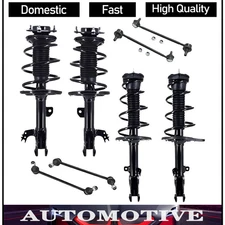 OE Front & Rear Struts W/Sway Bars for 2012-2014 Toyota Camry Lifetime Warranty