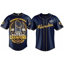 Milwaukee Brewers 2026 World Series Champions Jersey