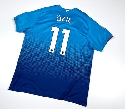 ARSENAL PUMA 2017/2018 FOOTBALL SOCCER AWAY JERSEY #11 OZIL SIZE