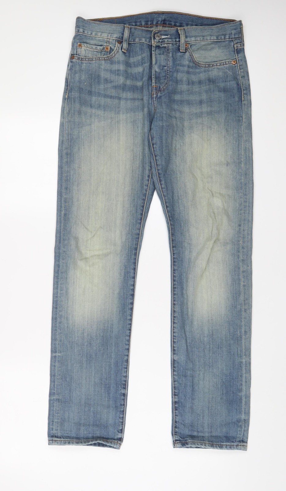 Pantalones de mezclilla rectos de corte regular Levi's talla 27 del Reino Unido para hombre