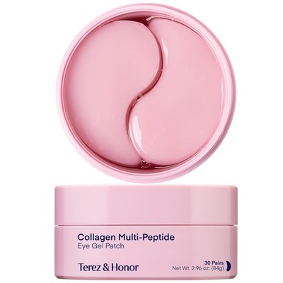 Peptide Collagen Under Eye Patches  60 Korean Firming, Glowing & Hydrating Hy...