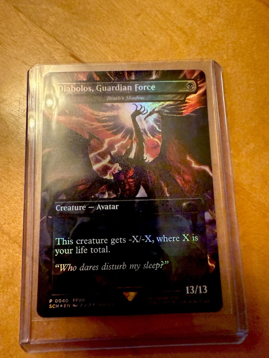 マジック:ザ・ギャザリング MTG Diabolos, Guardian Force MAGIC MTG FINAL FANTASY DIABOLOS GUARDIAN FORCE FULL ART