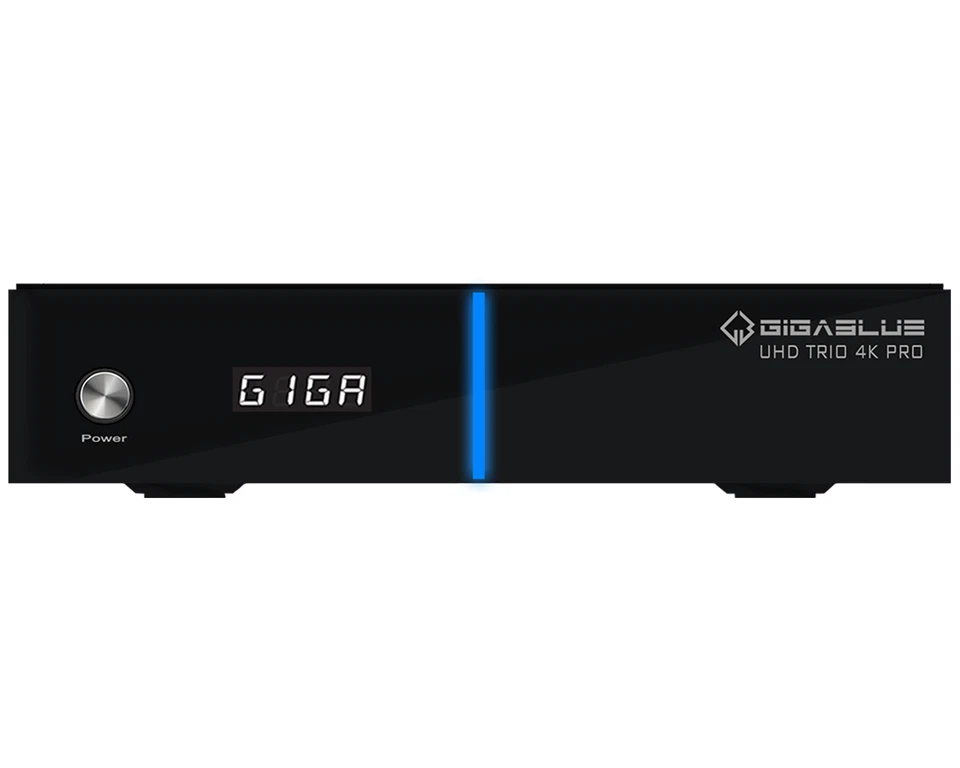 ►GigaBlue UHD Trio 4K PRO Combo 1x DVB-S2X 1x DVB-C/T2 Linux W-LAN 1200Mbps BT♻️ - Photo 2/4