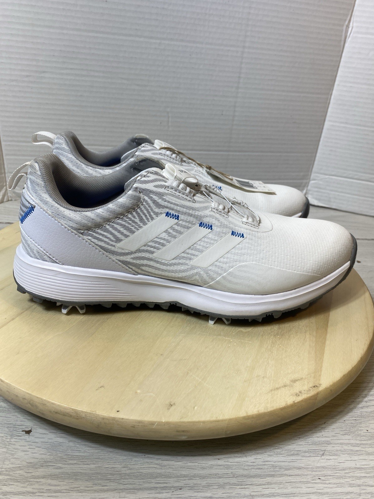 Adidas Women's S2G BOA Golf Shoes White/Grey Two Size 9.5