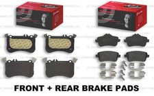 PER MERCEDES A45 AMG + CLA 45 GLA45 AMG PASTIGLIE FRENO ANTERIORI POSTERIORI BREMBO PERFORMANCE