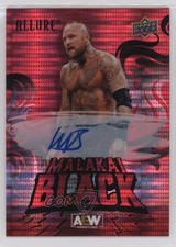 2024 Upper Deck Allure AEW Red Pulsar Auto Malakai Black #50 Auto 1u6