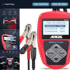 Digital Car Battery Tester Alternator Meter 12v Load Analyzer For Truck Rv Digital Car Battery Tester Alternator Meter 12v Load Analyzer For Truck Rv