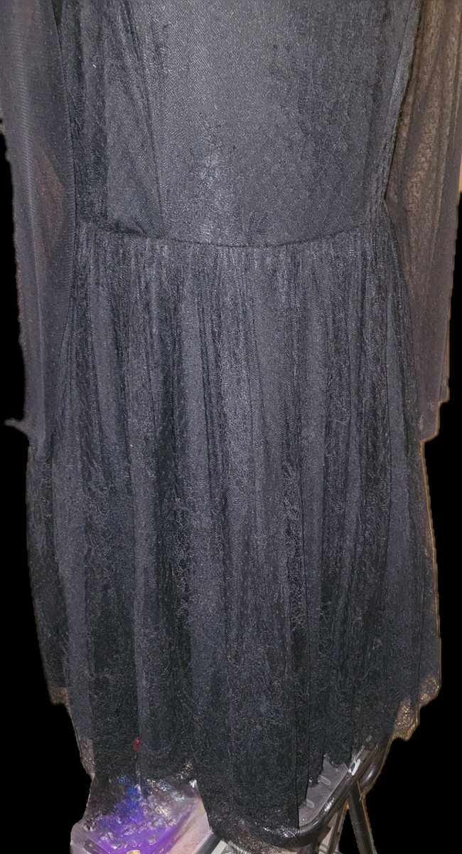 Torrid Black Lace Long Sleeve Skater Dress Size 12 with Sheer Sleeves | eBay Torrid Black Lace Long Sleeve Skater Dress Size 12 with Sheer Sleeves | eBay