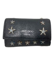 Authentic JIMMY CHOO JIMMY CHOO Key Case Black Women 4472